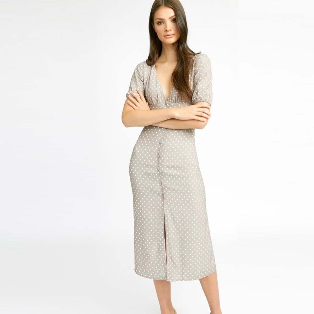 KOOKAI Alesha Spot Polka Dot Midi Dress - Picture 4 of 8